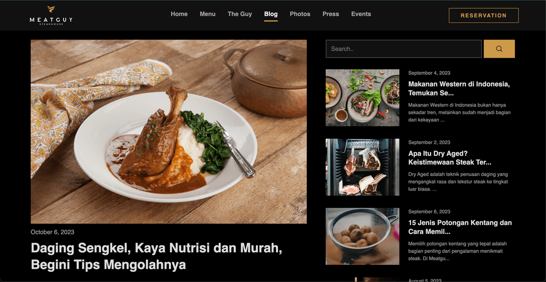 Bilingual Meatguy Blogs