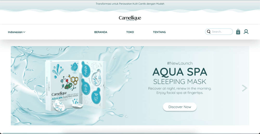 Camellique Website