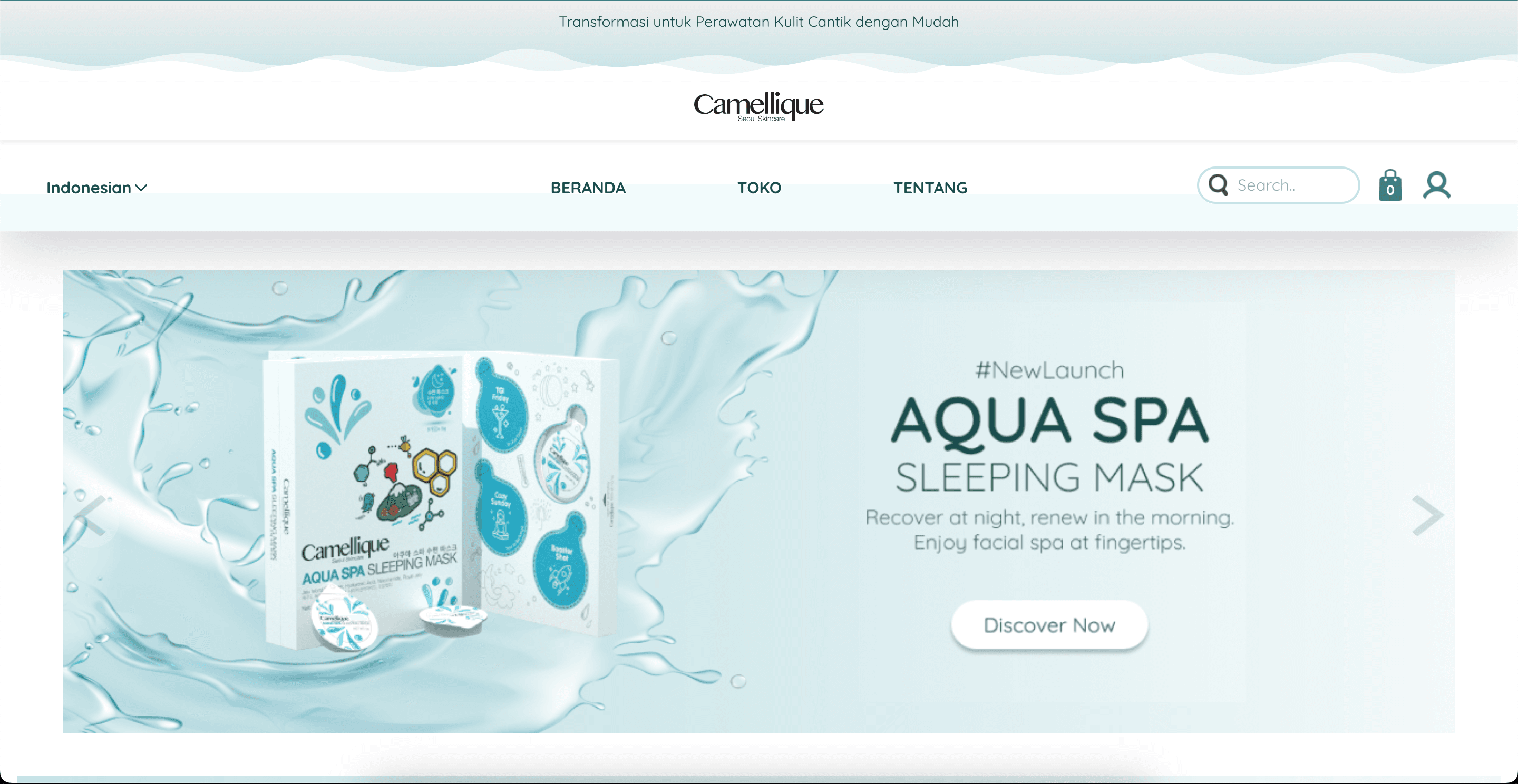 Camellique Website