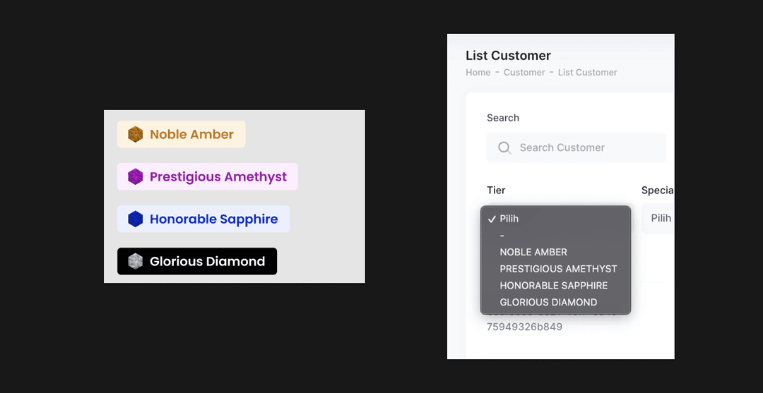 Implement New Tiering Customer